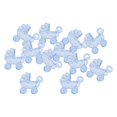 thumbnail image 4 of Paquete colgantes de de abalorios de de peluche de acrílico Cochecito Azul Zulema Encantos de oso de acrílico, 4 of 8