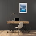 thumbnail image 3 of Jaynes Gallery 17x24 White Modern Wood Framed Museum Art Print Titled - Antarctica-South Georgia Island Lone iceberg and stormy sunset, 3 of 4