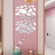 thumbnail image 5 of Pegatinas de espejo, Mini efecto reflectante en forma de adoquín, decoración de apartamento autoadhesiva para decoración del hogar, dos juegos Inevent HA011901-00, 5 of 7