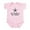 Petal Pink, variant on CafePress - My Mom Is My Hero Infant Bodysuit - Baby Light Bodysuit, Size Newborn - 24 Months