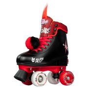 Crazy Skates Trolls Size Adjustable Roller Skates - Featuring Poppy or Barb from Trolls World Tour - Barb | Black (Size: SMALL | US Mens j12-2 | US Ladies j12-2 | EU 31-34)