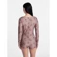 thumbnail image 3 of Peanuts Snoopy Women's and Women's Plus Costumes One Piece Sleep Romper, Sizes XS-3X, 3 of 5