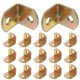 thumbnail image 2 of 50 Uds soportes angulares soportes en L soporte de esquina para muebles soportes de sujeción para estantes, 2 of 3