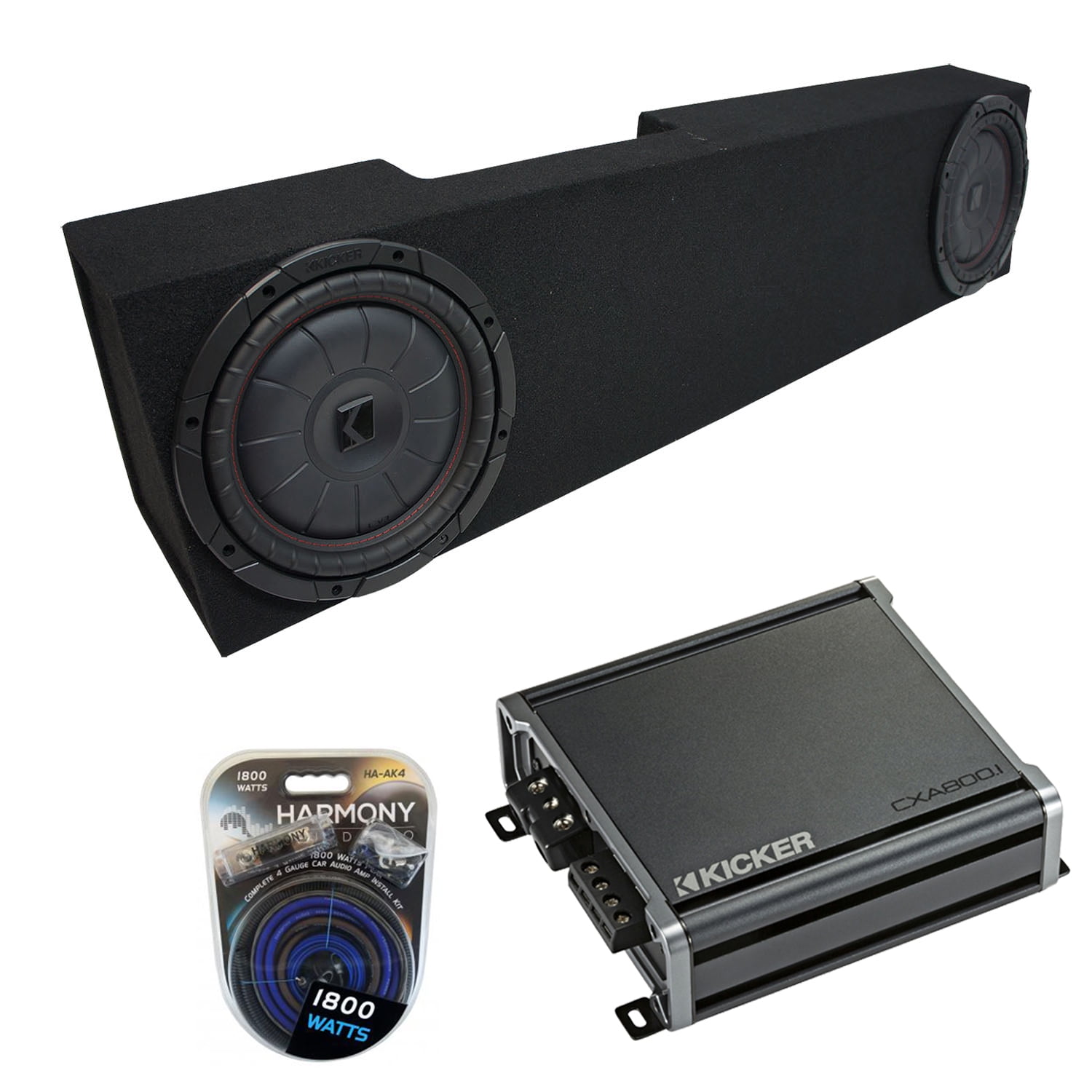 Amp Dual 12 Inch Subwoofer Kicker Kicker Subwoofer Kicker Comp C12