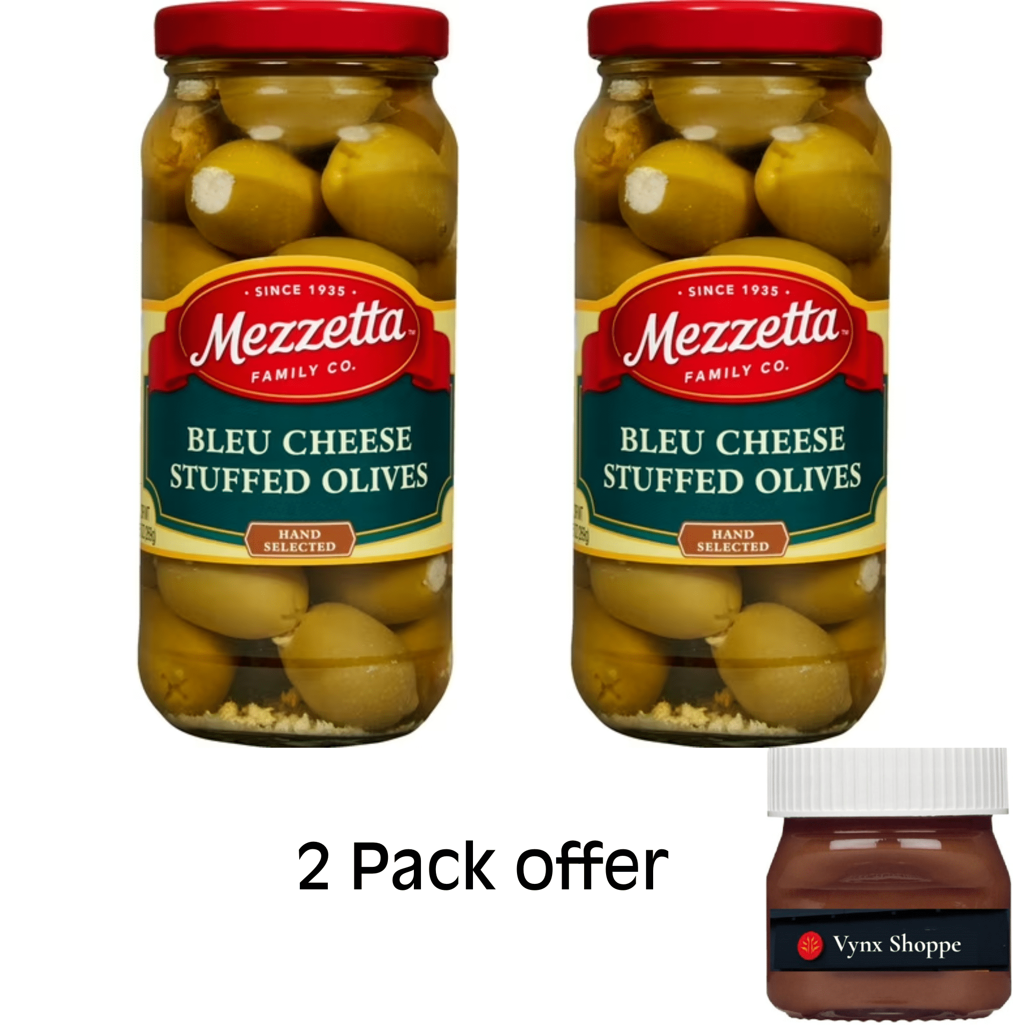 Kirkland Signature Spanish Queen Olives Stuffed with Pimiento 21Oz