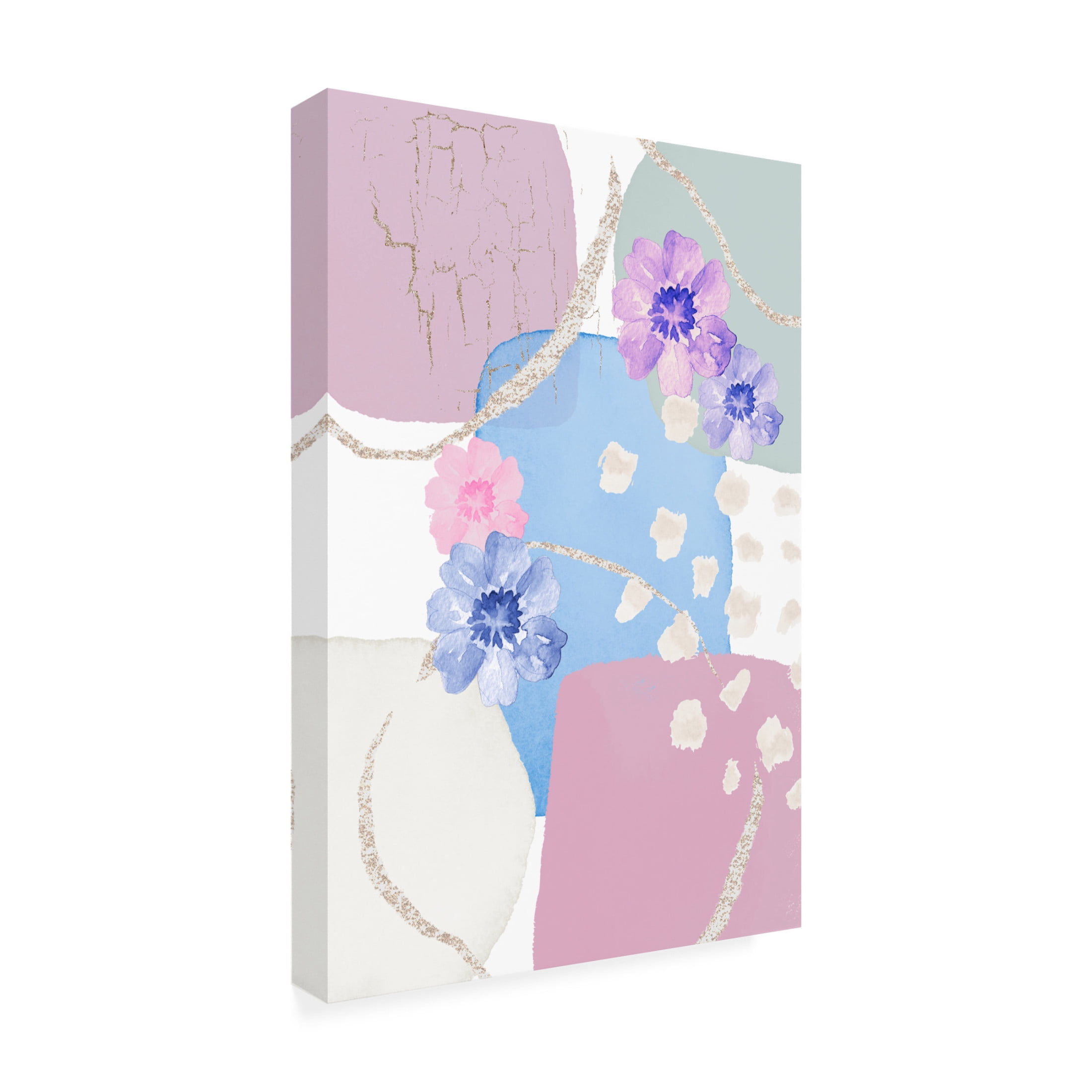 Trademark Fine Art Sally Ann Moss pretty pastels1 Canvas Wall Art