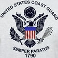 thumbnail image 3 of CafePress - Uscg_Flg_D1 T Shirt - Men's Classic Graphic T-Shirt, 3 of 4