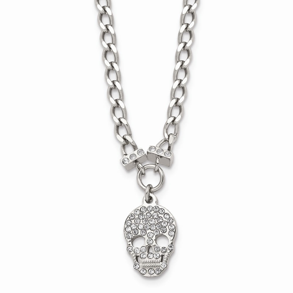 Bronze Crystal Skull Cameo Necklace *ON SALE - WAS £17 NOW £15* | Bijou but  Deadly
