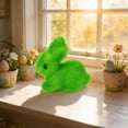 thumbnail image 6 of 10Pcs Easter Bunny Foam Decoration, CQCYD Easter Decorations, Colorful Flocking Rabbit Ornaments Foam Bunny Figures For Spring Party Wreath Branch Floral Arrangement Home Table Centerpiece Decor, 6 of 6