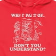 thumbnail image 3 of Instant Message - What Part Don't You Understand Engine - Men's Pullover Hooded Fleece Sweatshirt, 3 of 6