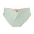 thumbnail image 1 of Ropa interior para mujeres embarazadas, pantalones triangulares finos de algodón sin costuras de cintura baja para mujer, de gran tamaño, transpirables, para finales del embarazo, 1 of 6