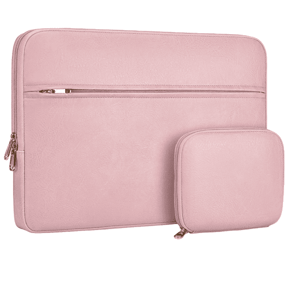 Funda para Laptop Malubero De Cuero Rosa