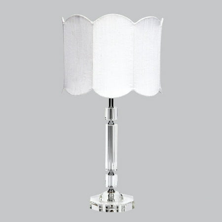 Jubilee Collection Crystal Slender 26'' H Table Lamp with Drum Shade