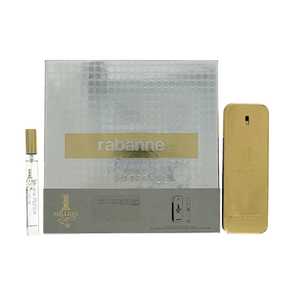 パコラバンヌ ワンミリオン ギフトセット２点 1 MILLION Paco Rabanne 1 Million Cologne Gift Set for Men, 2 Pieces