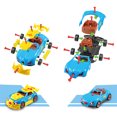 thumbnail image 3 of PicassoTiles LED Racing Cars with Toy Drill – STEM Construction Educational Race Car Toy for Kids, 3 of 8