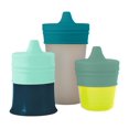 thumbnail image 2 of Tapas de silicona para vasos para niños, color verde, 3 unidades, 2 of 5