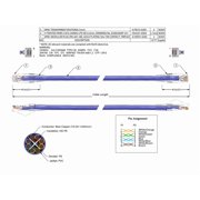 Cable Leader Cat 6 Ethernet Cable 2 ft - Purple | Cat6 Clear Boot RJ45 LAN Patch Cord, UTP
