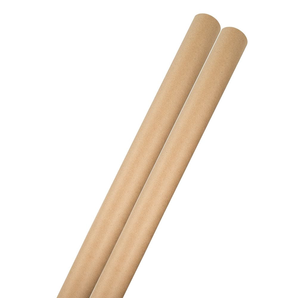JAM Brown Paper Kraft Gift Wrap Papers, (2 Rolls) 37.5 sq ft.