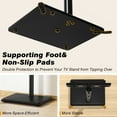 thumbnail image 6 of Universal Floor TV Stand with Swivel Mount for 32"-55" TVs up to 88 lbs, Height adjustable, 6 of 7
