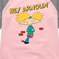 thumbnail image 3 of Hey Arnold! - Cool Arnold - Toddler And Youth Girls Raglan Graphic T-Shirt, 3 of 4