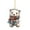 A, variant on Christmas Polars Bear Ornament, 3.14" Acrylic Bear Hanging Pendant, Cute Bear with Scarf, 2D Flat Xmas Tree Ornament for Car Interior Home Party Holiday Decor