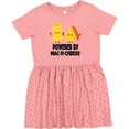thumbnail image 3 of Inktastic Powered by Mac N Cheese Girls Toddler Dress, 3 of 5
