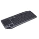 thumbnail image 1 of Teclado táctil inalámbrico de panel táctil con touchpad multimedia hotkey 7 color retroiluminacióna 2.4g dual modo teclado de tv para tableta de computadora portátil, 1 of 7