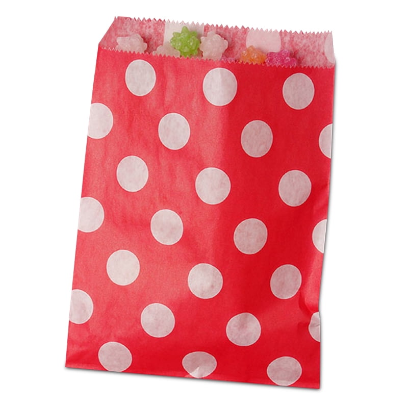 Red Polka Dot Candy Bags 5 1 8 X 6 3 Quany 100 By Paper Mart Red Polka Dot Candy Bags 5 1 8 X 6 3 Quany 100 By Paper Mart