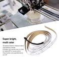 thumbnail image 3 of Luz De Cuerda LED De Neón, Tira De Luz LED De Baja Generación De Calor 24 V Control Remoto IR 360 Grados Flexible Resistente A Altas Temperaturas Para Impresora 3D, 3 of 7