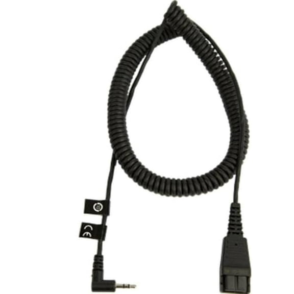 Jabra Quick Disconnect (QD) to 2.5 mm Jack Coiled Cord, 2 Meter 8800-01-46