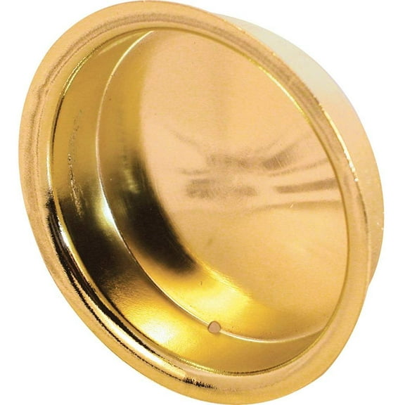 Slide-Co Bypass Door Pull Handle Sliding Doors Brass Pull - Brass Plated - Pack of 2
