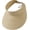 Beige, variant on Visor Sun Hat Women, Adjustable Straw Hat Wide Brim UV Protection Visor Hat, Foldable Ponytail Beach Hat Ladies Breathable Rollable Topless Cap, Packable Outdoor Summer Cap Travel Holiday(Black)