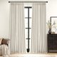 thumbnail image 1 of Cortinas MIULEE de 2 paneles, 230 cm, opacas, de lino, con pliegues, 1 of 9