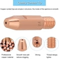 thumbnail image 4 of Welding Contact Tips,for MB25 Nozzles Contact Tips Holders Welding Parts for MIG, 4 of 7