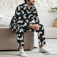 thumbnail image 7 of Lsque Game Pattern Long Sleeve Pajama Set for Men - Soft 2-Piece Sleepwear and Loungewear Set with Pockets, Comfy Nightwear-Small, 7 of 7