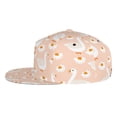 thumbnail image 3 of Gaeub Geese and Flower Flat Bill Snapback Hats Baseball Caps with Adjustable for Running Workouts and Outdoor Activities, 3 of 9