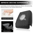 thumbnail image 4 of Car Center Console Cover, 12.6"×8.7" Waterproof Leather Auto Armrest Box Protector Elbow Pillow with Storage Pocket, Comfortable Memory Foam Arm Rest Box Cushion Pad, Car Accessories (Black) Black, 4 of 6