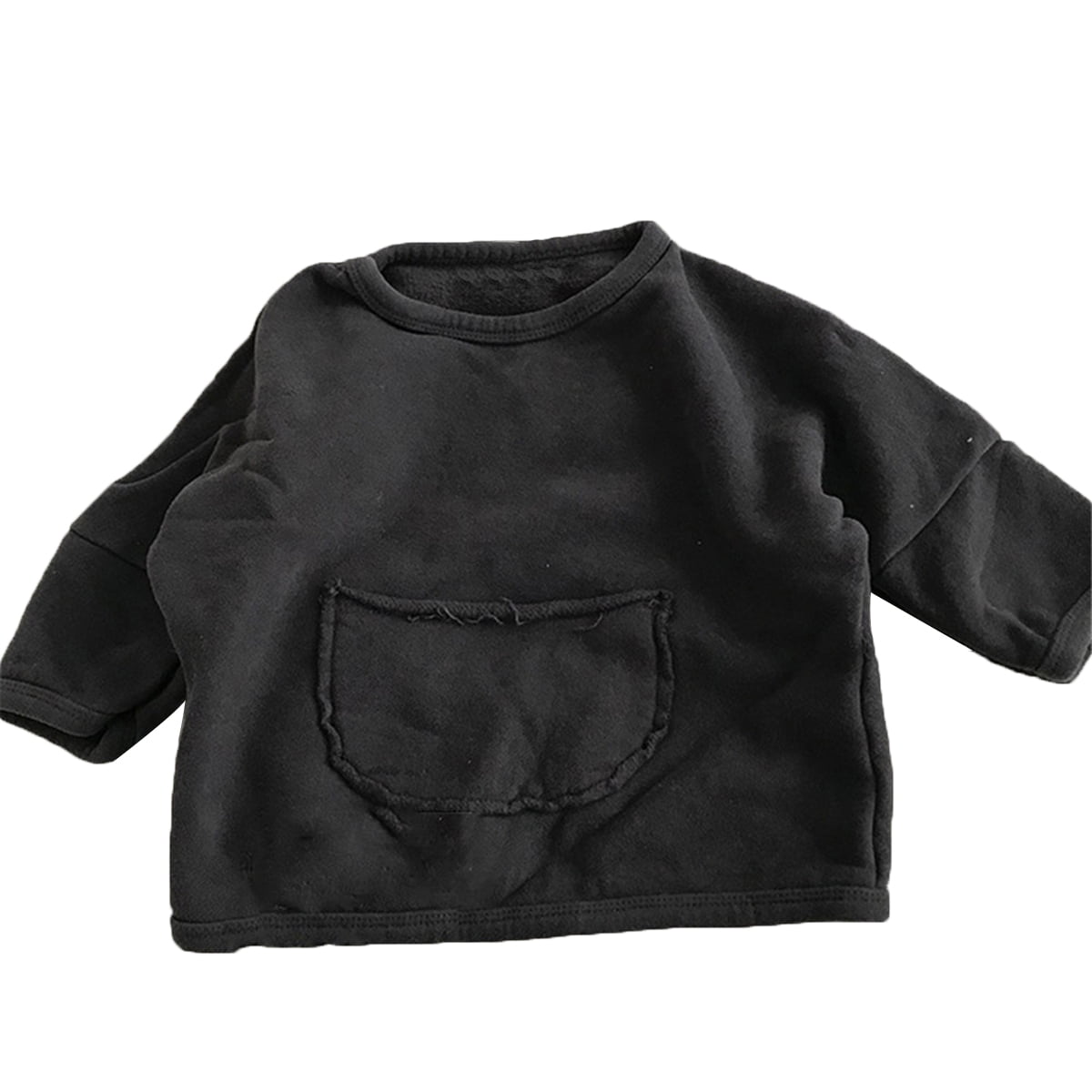Toddler Baby Oversized Sweatshirts, Cute Long Sleeve Solid Color