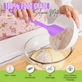 thumbnail image 3 of Silicone Spatula 11 inch 8 Piece Set, Heat-Resistant Non-stick Rubber Spatulas Heat Resistant Seamless One Piece Design Non-Stick Flexible Scrapers Baking Mixing, 3 of 9