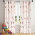 thumbnail image 5 of Blackout Kids Curtains,Pioneer Flower Floral Print Pattern Childrens Insulated Curtains Set Of 2,Bedroom Essentials,Toddler Room Decor 42"x84", 5 of 5