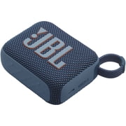 Restored JBL Go 4 Ultra-Portable Waterproof Bluetooth Speaker, Blue