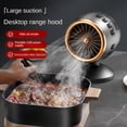 thumbnail image 1 of 2X Desktop Range Hoods, Portable Kitchen Exhaust Fan USB Rechargeable, Portable Range Hood with Filter for BBQ, Hot Pot, 1 of 7