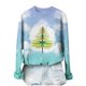 thumbnail image 1 of Sudaderas de Cuello Redondo de Navidad Para Mujer Moda Casual Impreso Manga Larga Tops Blusa Odeerbi ODB207832, 1 of 1