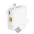 thumbnail image 2 of Extensión de Cable de Red Universal Divisor Ethernet Alta Velocidad USB C Alimentación Gigabit Internet Rj45 Adaptador Divisor 1 A 4, 2 of 5