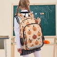 thumbnail image 7 of FORMRS Unisex School Backpack 17" Student Travel Bag with Laptop Compartment, Colorful Halloween Pumpkin Pattern, 7 of 7