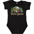 thumbnail image 3 of Inktastic Veggie Squad Vegan Vegetarian Boys or Girls Baby Bodysuit, 3 of 5