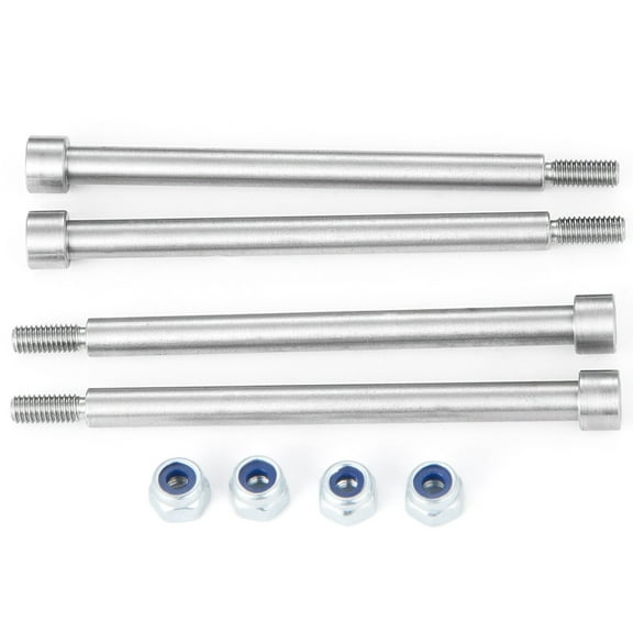 RCLIONS Stainless Steel Threaded Suspension Hinge Pins A-arm Pins & M3 Nut for 1/5 X-MAXX Xmaxx RC Buggy Truck Upgrade Parts