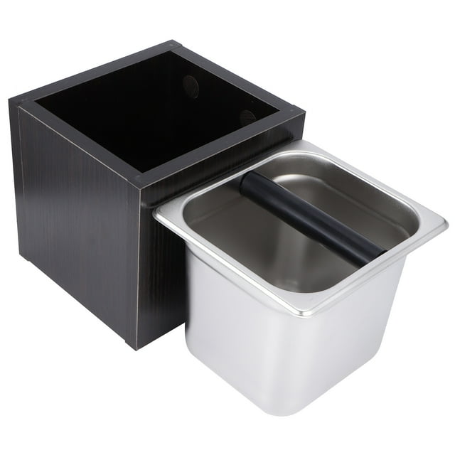 Papelera de Café ANGGREK Caja de Café Antioxidante Acero Inoxidable Resistente a la Corrosión