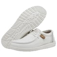 thumbnail image 3 of Mocasines Hey Dude Wally Break Stitch, color blanco, talla 13, para hombre, 3 of 7