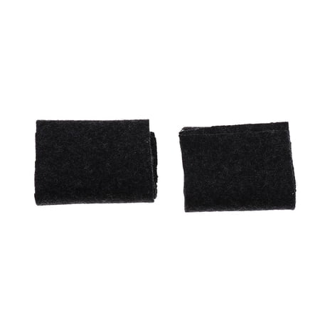 2x Erhu Wool Mat, Training Mat, Black For Erhu Player